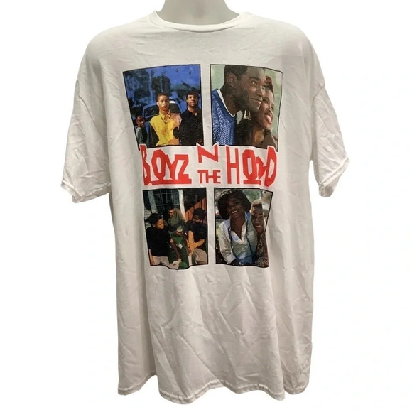 Boyz In The Hood Size XL White Graphic T-Shirt New Without Tags - Picture 1 of 5
